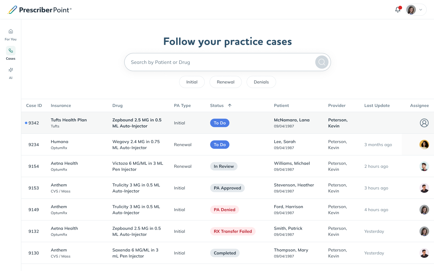 New Case Notification